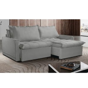 Sofá Cama Amsterdã Caixa Zero 180m Retrátil e Reclinável com Almofadas Soltas - Movenzo Estofados