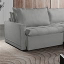 Ver mais imagens de Sofá Cama Amsterdã Caixa Zero 180m Retrátil e Reclinável com Almofadas Soltas - Movenzo Estofados