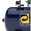 Ver imagem 2 de Compressor Ar Pressure Super AR 20/200V 175 PSI 200 Litros Motor 5HP Trifasico - 220v