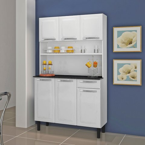 Kit Cozinha de Aço Itatiaia Rose 6 Portas 1 Gaveta I3g1