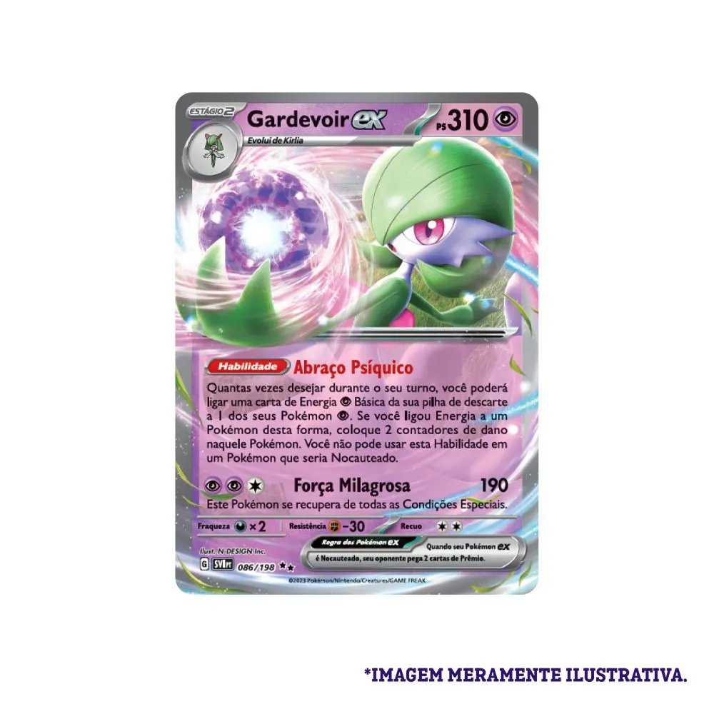 Pokemon Deck Batalha de Liga Gardevoir Ex - Original - Copag - 2