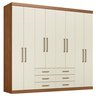 Guarda-roupa Casal 8 Portas 6 Gavetas Master - 3