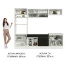 Ver imagem 7 de Cozinha Completa 270003 Com Armário E Balcão Branco/Preto