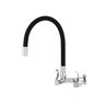 Torneira Cozinha Flexivel Parede com Saida para Maquina de Lavar Louça e Roupa Preto Samer - 1