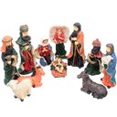 Ver imagem 6 de Presépio Natalino Nascimento de Jesus Estatueta com 11 Peças