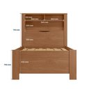 Ver imagem 6 de Cama de Solteiro Invicta com 2 Gavetas Marrom/Jatoba