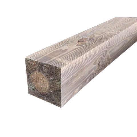 Coluna De Pinus 14,5 X 14,5 Para Pergolado Tratado/Aparelhado (01 Pç. 3,00 M)