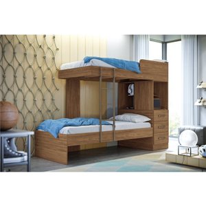 Beliche Solteiro 3 Gavetas 239,5 X 169 X 239,5 Cm Plus