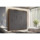 Ver imagem 2 de Guarda-roupa Casal 8 Portas 6 Gavetas Liverpool
