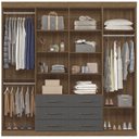 Ver imagem 3 de Guarda-roupa Casal 8 Portas 6 Gavetas Liverpool