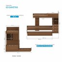 Ver imagem 3 de Treliche Plus com 3 Gavetas 3 Prateleiras