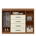 Ver imagem 5 de Cômoda para Quarto 2 Portas 4 Gavetas 1 Nicho Master