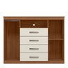 Cômoda para Quarto 2 Portas 4 Gavetas 1 Nicho Master - 11