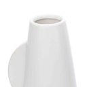 Ver imagem 4 de Vaso Decorativo em Cerâmica Branco 24,5x13x13 cm - D’Rossi