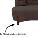 Ver imagem 6 de Sofá 3 Lugares Orgânico Curvo Tókio 180cm Couro Marrom