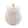 Açucareiro De Porcelana Pétala Branco Matt 10,5X8,5Cm - 1