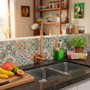Ver imagem 5 de Kit Cuba Gourmet Cozinha 50x40 Inox 304 Rose com Torneira Parede Retrátil Brinovar