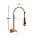 Ver mais imagens de Kit Cuba Gourmet Cozinha 50x40 Inox 304 Rose com Torneira Parede Retrátil Brinovar