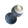 6 Bowls Cumbucas Tigelas Estampados Grandes 500ml Mek Kit 6 Tigelas Cumbucas Bowls 600ml Caldos Sopa - 6