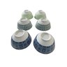 6 Bowls Cumbucas Tigelas Estampados Grandes 500ml Mek Kit 6 Tigelas Cumbucas Bowls 600ml Caldos Sopa - 4