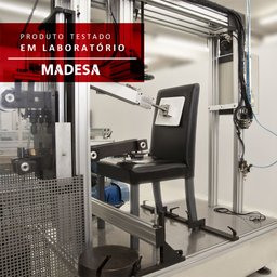 Conjunto Sala de Jantar Madesa Drica Mesa Tampo de Madeira com 2 Cadeiras Rustic/Preto/Sintético Pre - 6