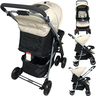 Carrinho de Bebe com Bebe Conforto Passear Baby Atena Cappuccino - 2