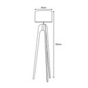 Ver imagem 5 de Luminária Abajur de Chão Paris Madeira Cupula Preta