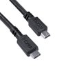 Cabo Usb Tipo C para Mini Usb B 2.0 para Type C Tipo C 1 Metro Preto - Pucmbp-1 - 4