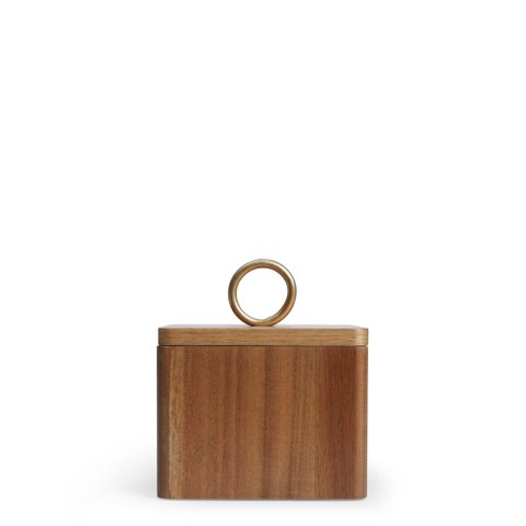 Caixa Decorativa em MDF e Ferro Dourado 15cm 24303g Mart