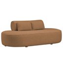Ver imagem 1 de Sofá Orgânico Horizonte 3 Lugares 210cm Bouclé Terracota - Nexta Casa