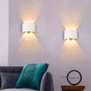 Ver imagem 5 de Arandela 4 Fachos Sobrepor Branca Ip65 Led 4w 3000k Bivolt Alumínio para Área Externa
