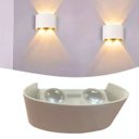 Ver imagem 4 de Arandela 4 Fachos Sobrepor Branca Ip65 Led 4w 3000k Bivolt Alumínio para Área Externa