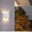 Ver imagem 7 de Arandela 4 Fachos Sobrepor Branca Ip65 Led 4w 3000k Bivolt Alumínio para Área Externa