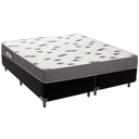 Ver imagem 1 de Cama Box Preto e Colchão Light Espuma D33 Queen Ortobom