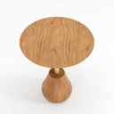 Ver imagem 4 de Mesa Lateral Tampo em MDF e Pés em Madeira Maciça Duna Média