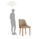 Ver imagem 6 de Sala de Jantar Mesa Tampo Laminado Orgânico 4 Cadeiras Helena Roma Madeira Maciça