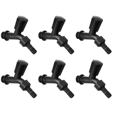 Torneira Plástica Simples Para Jardim e Tanque 1/2" | Utilimix | Kit 06 Un
