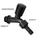 Ver imagem 4 de Torneira Plástica Simples Para Jardim e Tanque 1/2" | Utilimix | Kit 06 Un