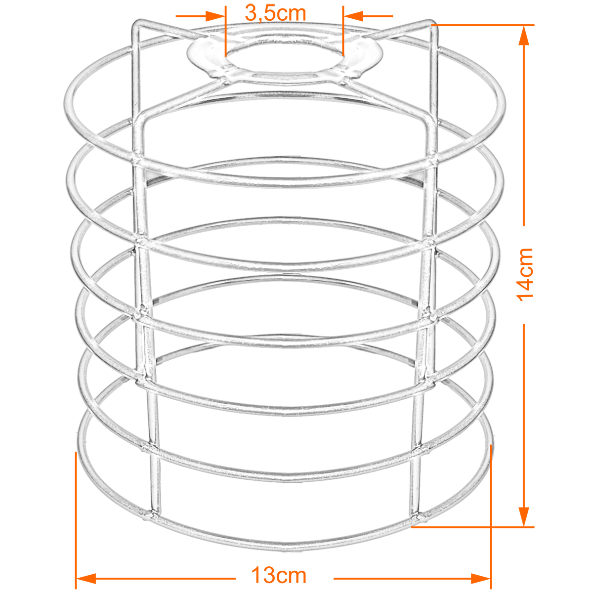 Cupula de Aramado Chochin Preto para Pendentes e Abajures - 2