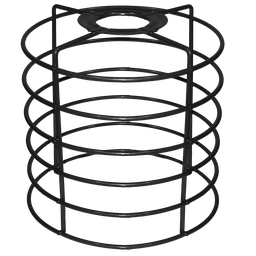 Cupula de Aramado Chochin Preto para Pendentes e Abajures - 1