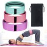 Kit 3 Faixas Elasticas de Exercicios Hip Resistance Bands - 1