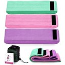 Ver imagem 6 de Kit 3 Faixas Elasticas de Exercicios Hip Resistance Bands
