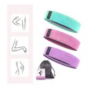 Ver imagem 5 de Kit 3 Faixas Elasticas de Exercicios Hip Resistance Bands