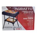 Ver imagem 1 de Churrasqueira Elétrica 2 em 1 Pedestal 75cm Agratto - 220v