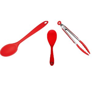 Jogo 3 Peças 2 Colher de 27 e 22,5 e Pinça 25,5 cm.