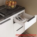 Ver mais imagens de Balcão Gabinete de Aço para Pia de 1,20 M Flora Branco 117