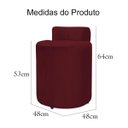 Ver imagem 3 de Puff Banquetas Athena Decorativa Suede