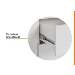 Cozinha Modulada 2 Peças sem Tampo 1 Aéreo 3 Portas e 1 Balcão Pia Ipanema Cabecasa Madeiramadeira - 11