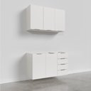 Ver imagem 6 de Cozinha Modulada 2 Peças sem Tampo 1 Aéreo 3 Portas e 1 Balcão Pia Ipanema CabeCasa MadeiraOriginals