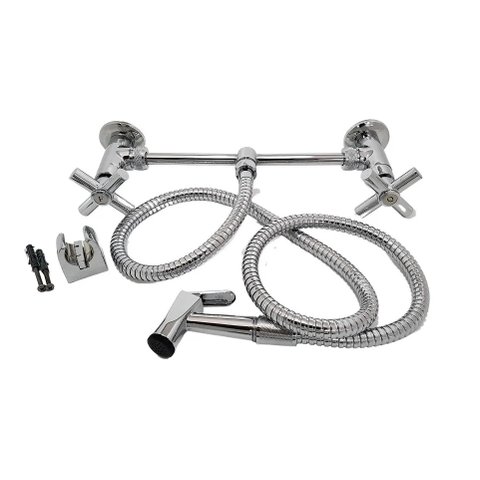 Misturador Externo Ajustável Ducha Higiênica Cromado - 2300319